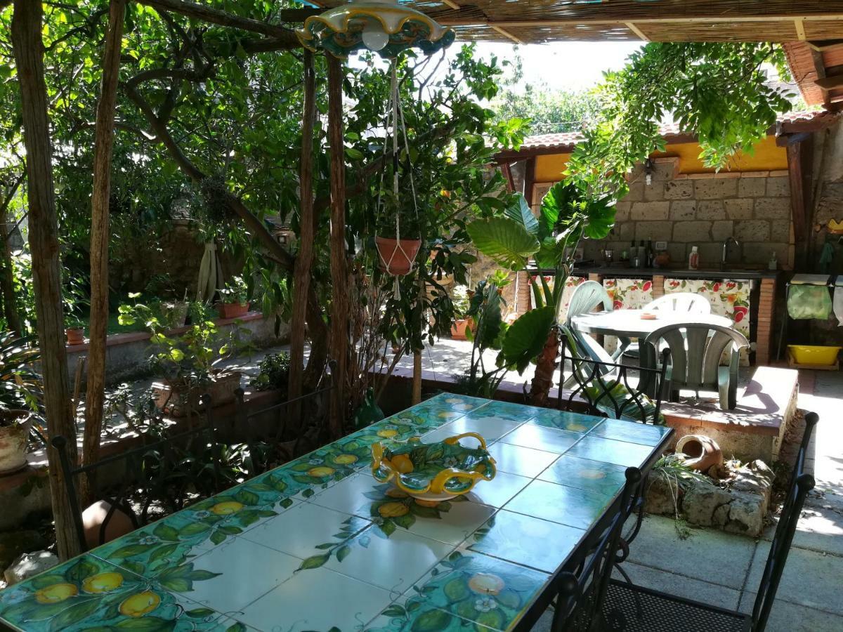 梅塔Villino L'Aranceto Sorrentino住宿加早餐旅馆 外观 照片
